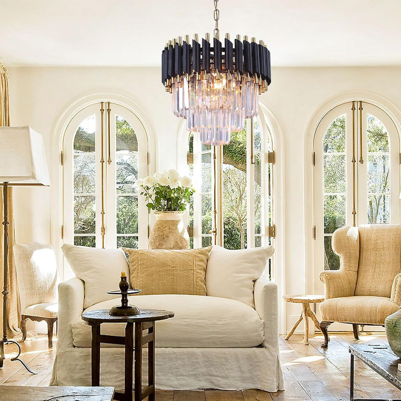 Crystal Chandelier 5-Light E14 Pendant Light