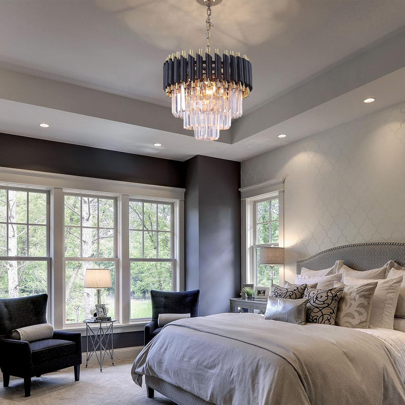 Crystal Chandelier 5-Light E14 Pendant Light