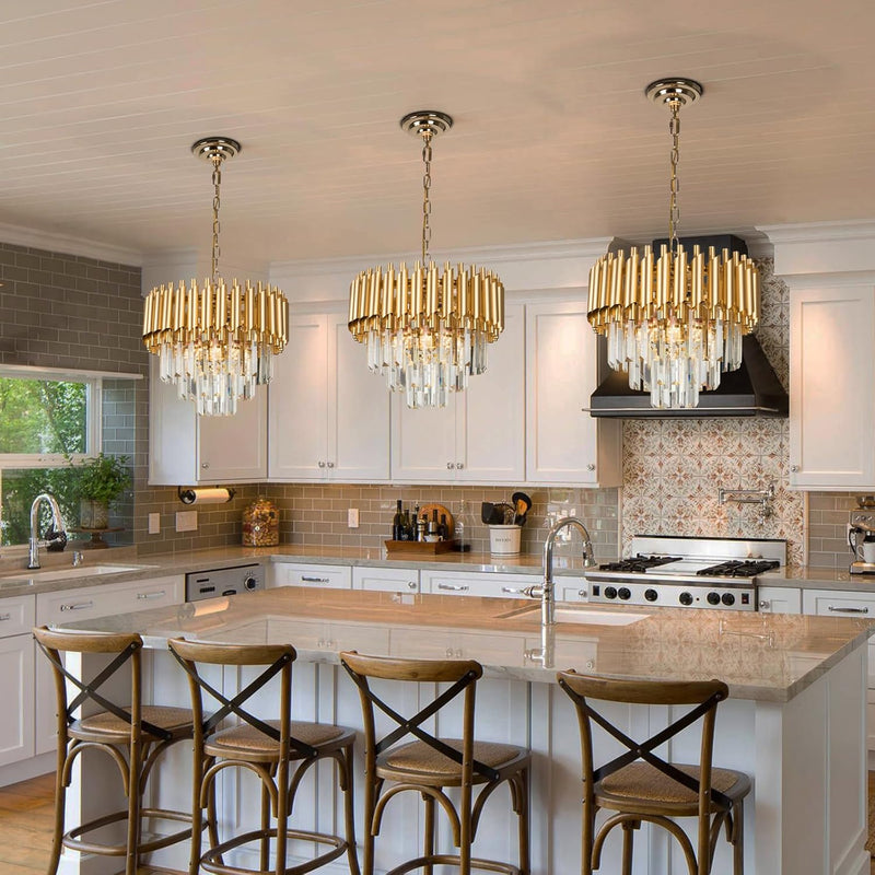 Crystal Chandelier 5-Light E14 Pendant Light