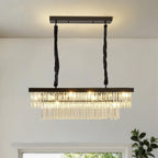 Crystal Chandelier Ceiling Light 6-Lights Modern 48CM Round