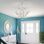 Crystal Chandelier Flushmount Ceiling Light Modern Lighting