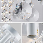 Crystal Chandelier Flushmount Ceiling Light Modern Lighting