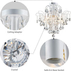 Crystal Chandelier Flushmount Ceiling Light Modern Lighting