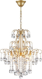 Crystal Chandelier Flushmount Ceiling Light Modern Lighting