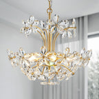 Crystal Chandelier Flushmount Ceiling Light Modern Lighting