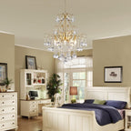 Crystal Chandelier Flushmount Ceiling Light Modern Lighting