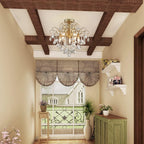 Crystal Chandelier Flushmount Ceiling Light Modern Lighting