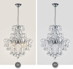 Crystal Chandelier Flushmount Ceiling Light Modern Lighting