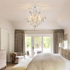 Crystal Chandelier Flushmount Ceiling Light Modern Lighting