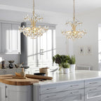 Crystal Chandelier Flushmount Ceiling Light Modern Lighting