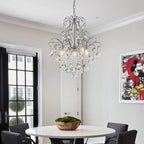 Crystal Chandelier Flushmount Ceiling Light Modern Lighting