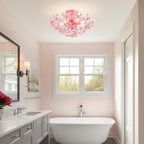 Crystal Chandelier Flushmount Ceiling Light Modern Lighting