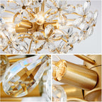 Crystal Chandelier Flushmount Ceiling Light Modern Lighting