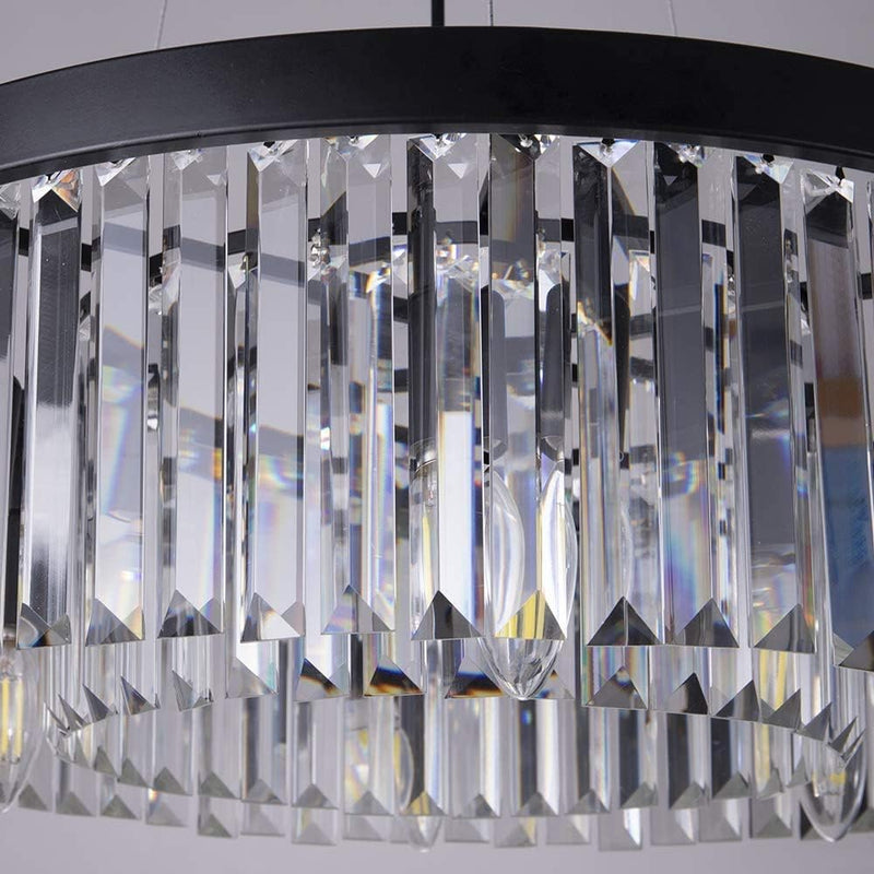 Crystal Chandelier for Foyer Dining Room 6 Lights