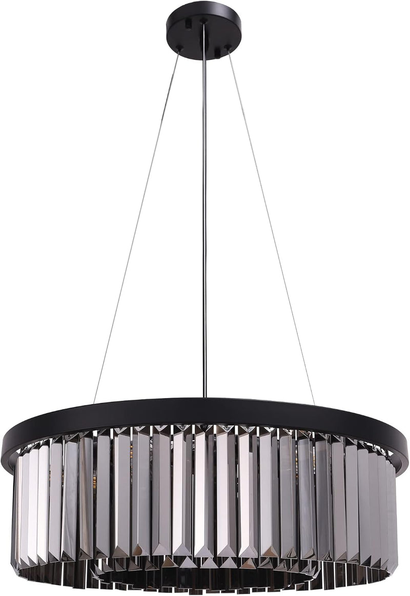 Crystal Chandelier for Foyer Dining Room 6 Lights
