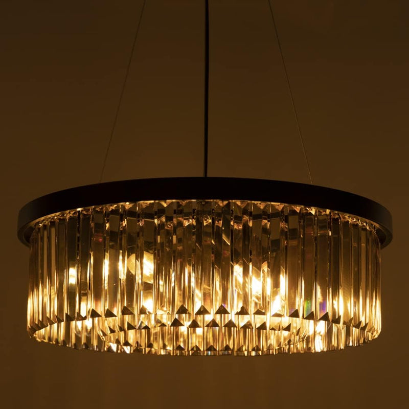Crystal Chandelier for Foyer Dining Room 6 Lights