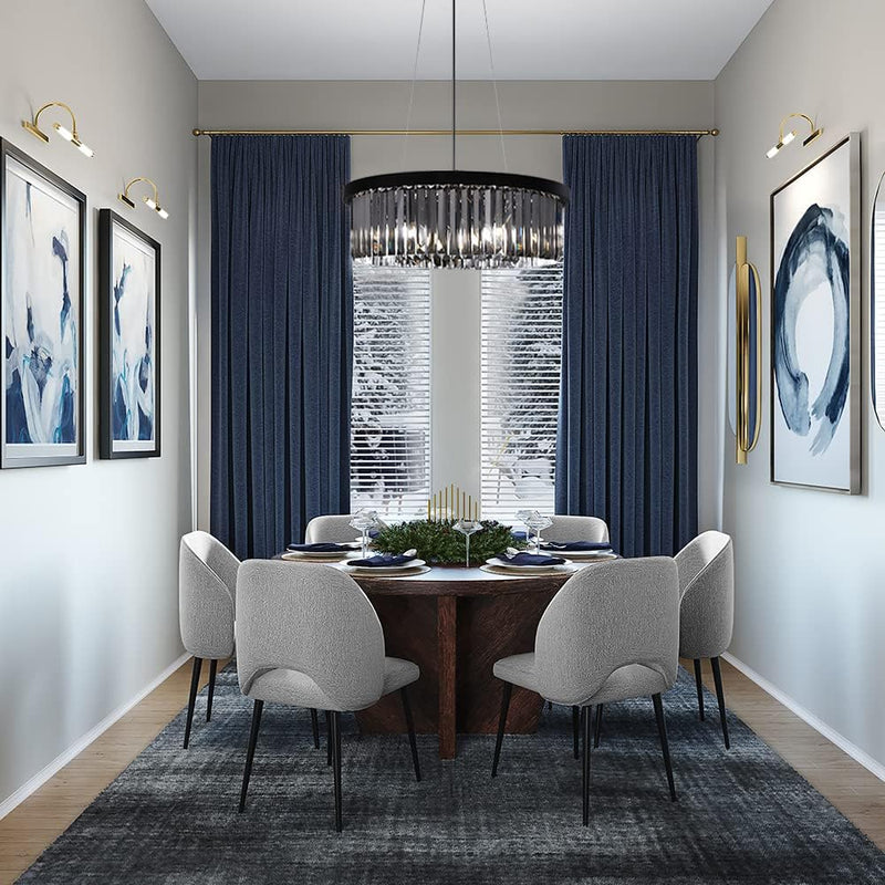 Crystal Chandelier for Foyer Dining Room 6 Lights