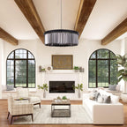 Crystal Chandelier for Foyer Dining Room 6 Lights