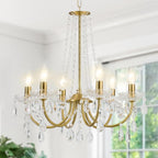 Crystal Chandelier K9 Pendant Lighting for Living Room
