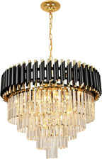 Crystal Chandelier Pendant Light Small Modern for Entryway