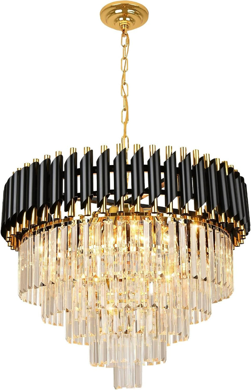 Crystal Chandelier Pendant Light Small Modern for Entryway