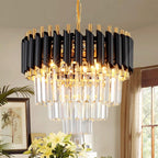 Crystal Chandelier Pendant Light Small Modern for Entryway
