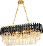 Crystal Chandelier Pendant Light Small Modern for Entryway
