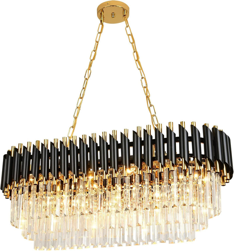 Crystal Chandelier Pendant Light Small Modern for Entryway