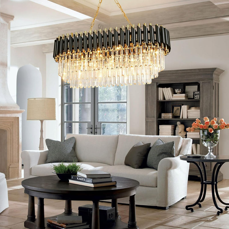 Crystal Chandelier Pendant Light Small Modern for Entryway