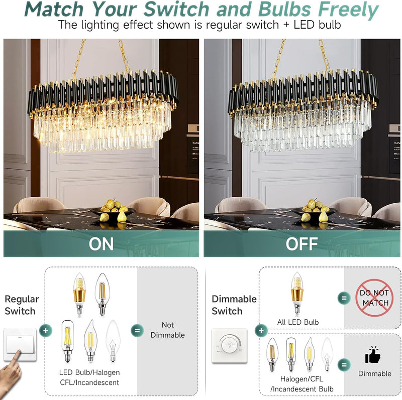 Crystal Chandelier Pendant Light Small Modern for Entryway