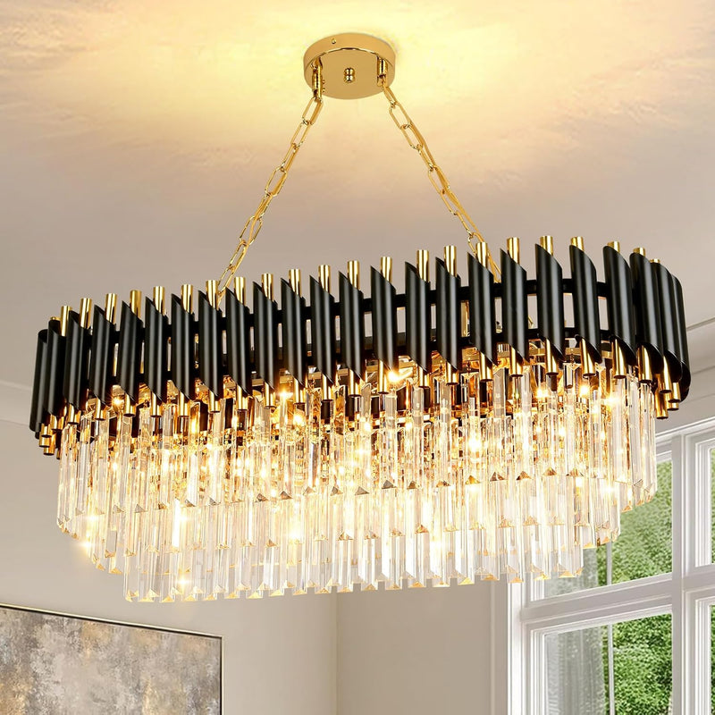Crystal Chandelier Pendant Light Small Modern for Entryway
