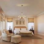 Crystal Chandeliers Ceiling Light 6 Lights Modern Living