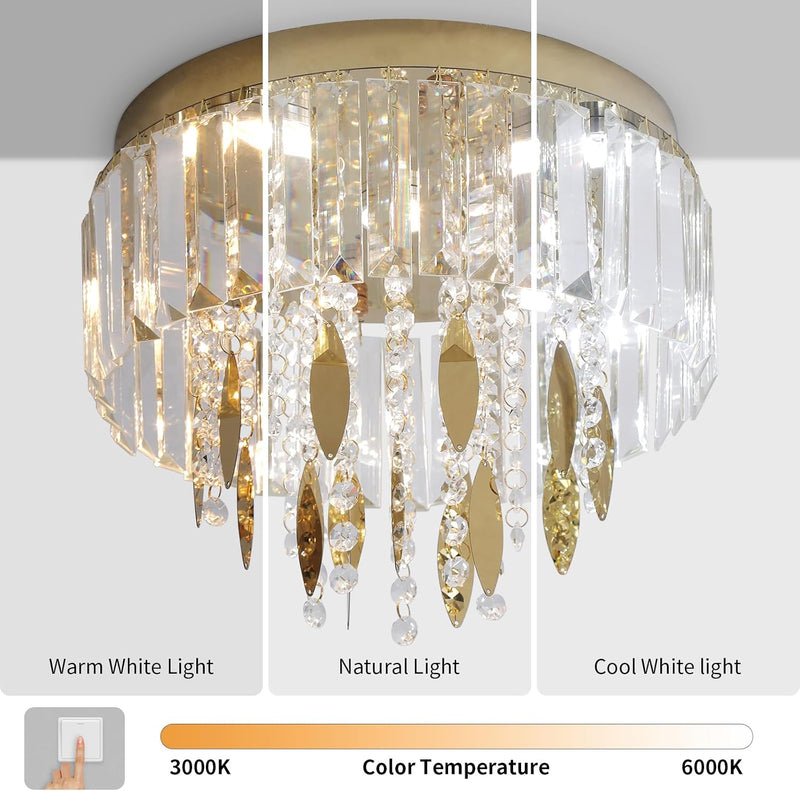 Crystal Chandeliers Ceiling Light for Living Dressing Room