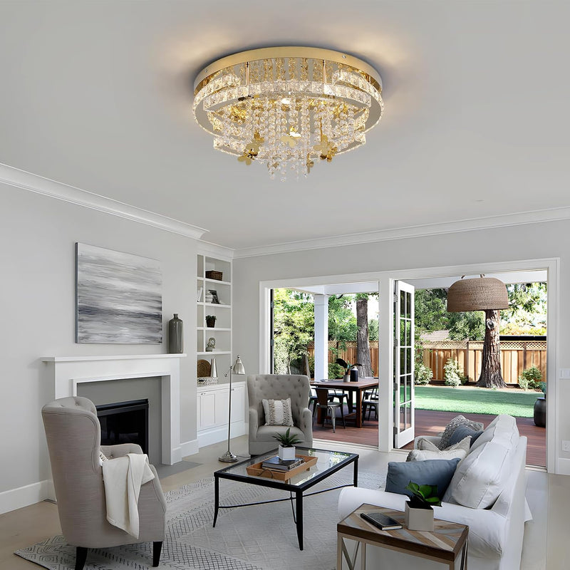 Crystal Chandeliers Ceiling Light for Living Dressing Room