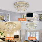 Crystal Chandeliers Ceiling Light for Living Dressing Room