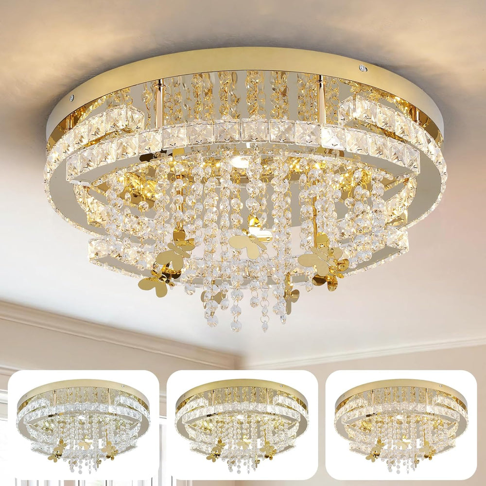 Crystal Chandeliers Ceiling Light for Living Dressing Room