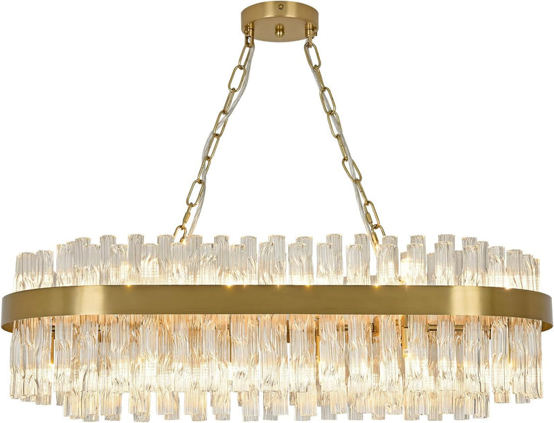 Crystal Chandeliers Flush Mount Ceiling Light Fixture Round