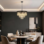 Crystal Chandeliers for Dining Room 9-Lights D20 Inch