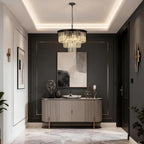 Crystal Chandeliers for Dining Room 9-Lights D20 Inch