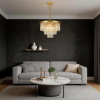 Crystal Chandeliers for Dining Room 9-Lights D20 Inch