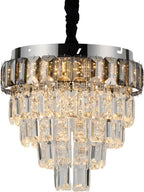 Crystal Chandeliers for Dining Room Modern Pendant Lighting