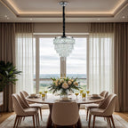 Crystal Chandeliers for Dining Room Modern Pendant Lighting