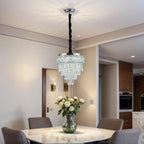 Crystal Chandeliers for Dining Room Modern Pendant Lighting