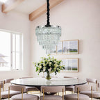Crystal Chandeliers for Dining Room Modern Pendant Lighting