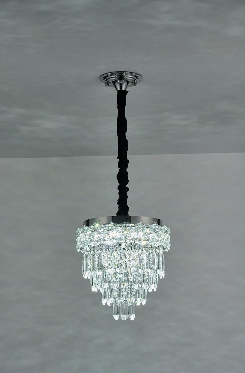 Crystal Chandelier Clear Ceiling Light D12 X H