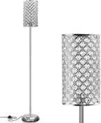 Crystal Floor Lamp Elegant Standing Modern Lamps