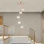 Crystal Pendant Ceiling 3 Light Chrome Kitchen Island