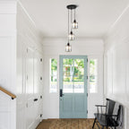 Crystal Pendant Ceiling 3 Light Chrome Kitchen Island