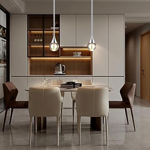 Crystal Pendant Light Elegant LED Chandeliers Ceiling Fixture