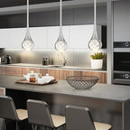 Crystal Pendant Light Elegant LED Chandeliers Ceiling Fixture